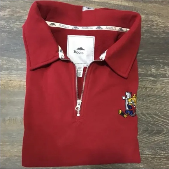 Roots men’s/unisex fleece sweater - Picture 2 of 6